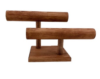 2-Tier Bracelet Display Watch Holder T-Bar / Watch Stand / Jewelry Holder Organizer