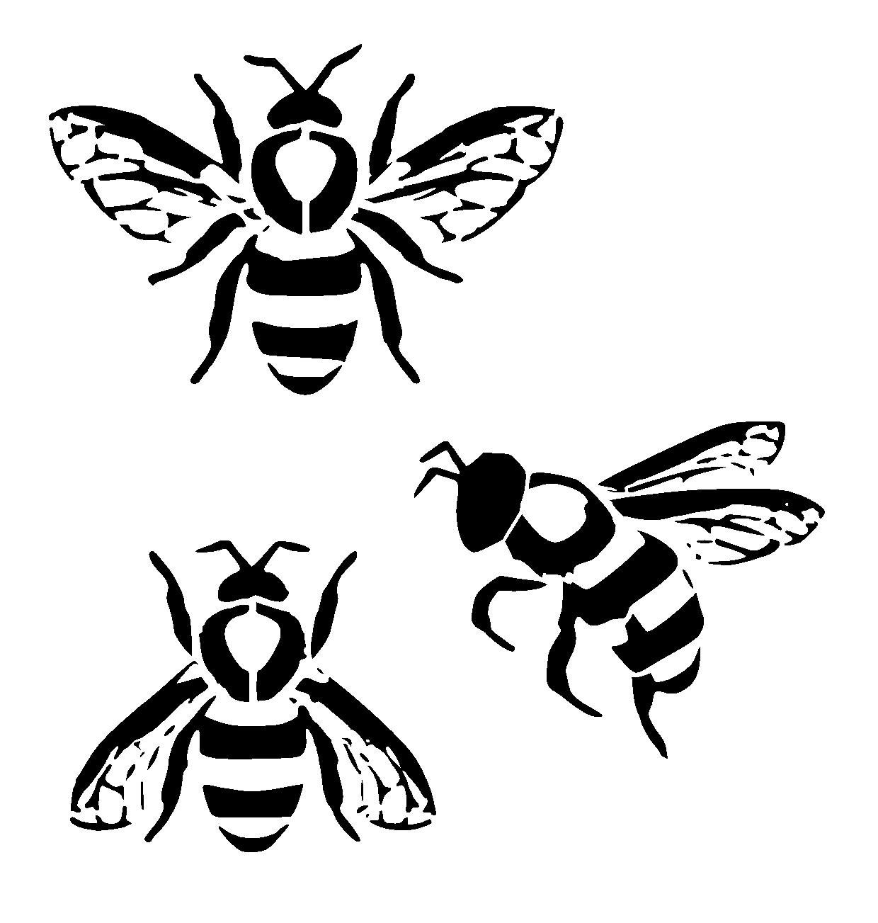 Bumble Bee Collection Stencil