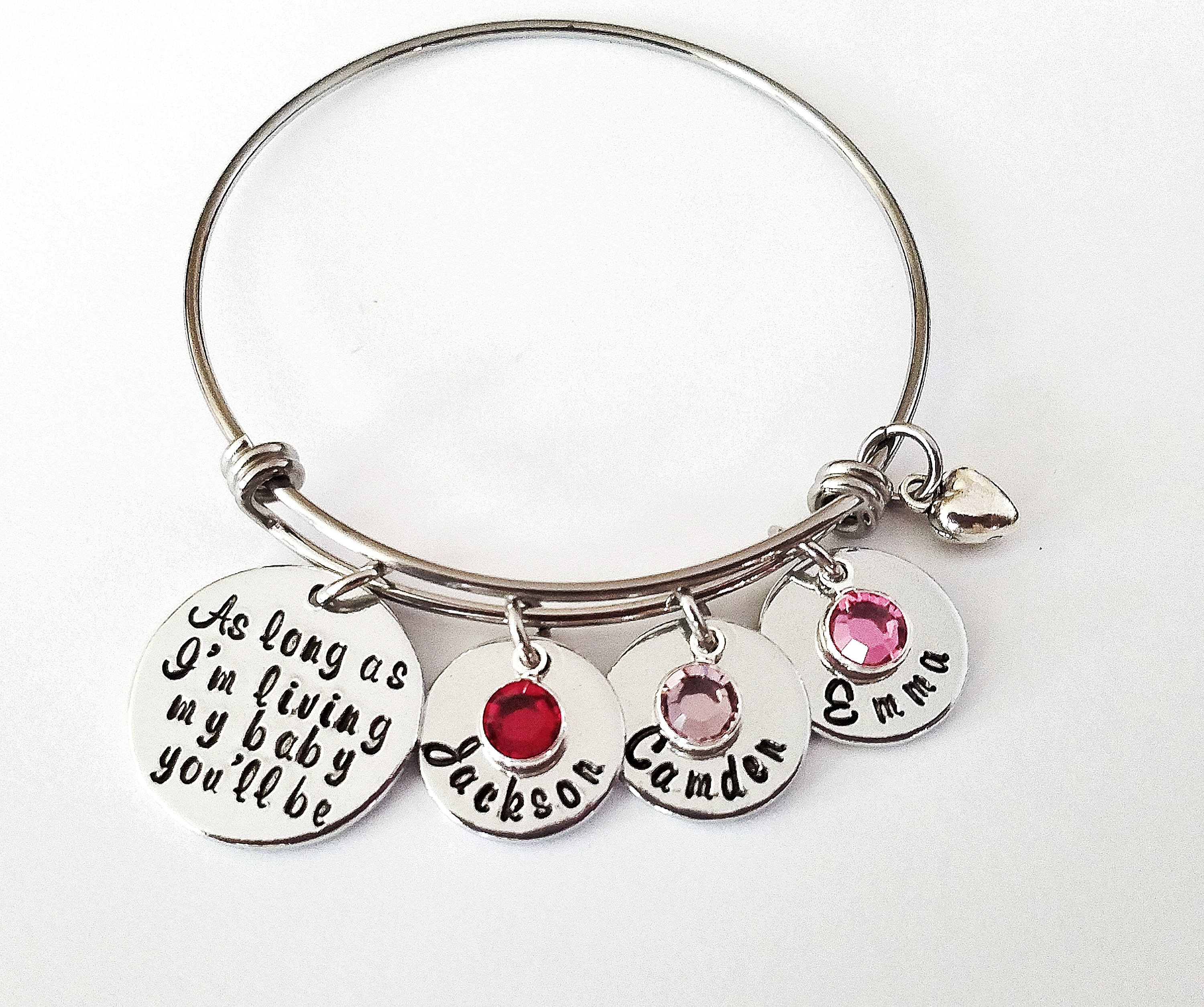Personalized Mom Bracelet Mom Jewelry Name Bracelet Mother