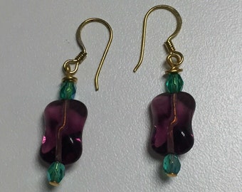 Vintage Glass Earrings