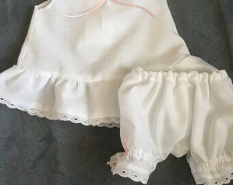 15 inch doll slip and panties