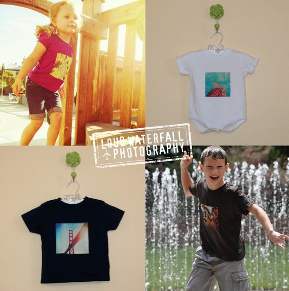 Items similar to Photo Tees, Unique Children's Play Clothes, Infant