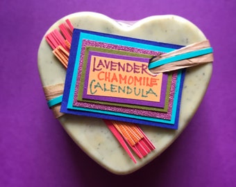Lavender Chamomile Calendula Soap