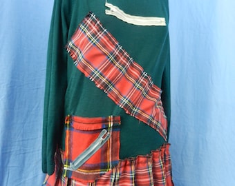 Reduced Punky Tartan Jumper dress