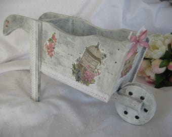 Free shipping! shabby decorative wheelbarrow style