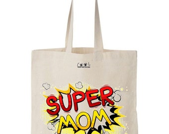 Tote bag Super Mom