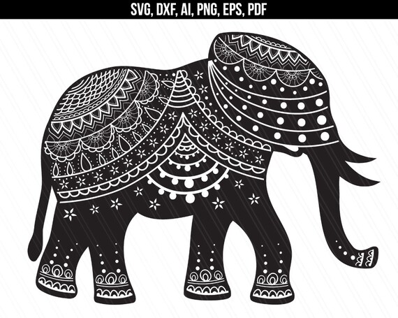 Download Elephant mandala svg Ethnic mandala svg Elephant vector