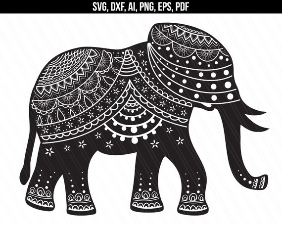 Free Free 158 Cricut Mandala Simple Elephant Mandala Svg SVG PNG EPS DXF File