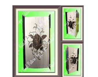 2645. Tribal Rose - Book Art