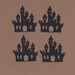 12 - 2.5 inch Haunted House Die Cuts for Paper Crafts Halloween Party Card Making Set 7038