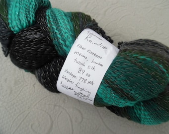 Handspun yarn, "Raindrop" 8.9 oz, 778 yds