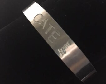 Custom SECRET MESSAGE Cuff Bracelet