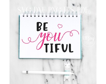 Be You Tiful SVG, beyoutiful svg, beautiful svg, cosmetic bag svg, cosmetic bag designs, makeup bag svg, make-up bag, girls svg, makeup svg