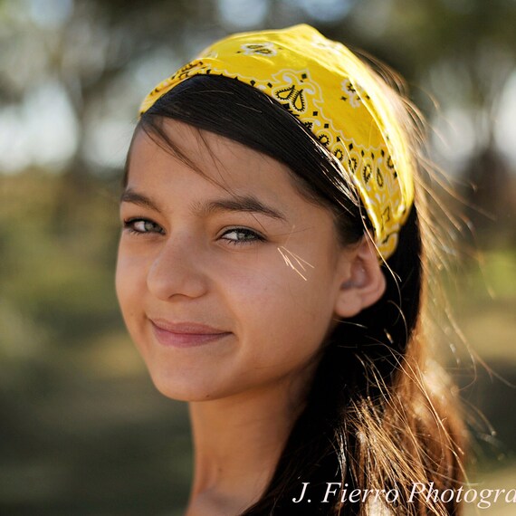 Hippie Bandana Yellow Hair Band Bandana Head Wrap Sunshine