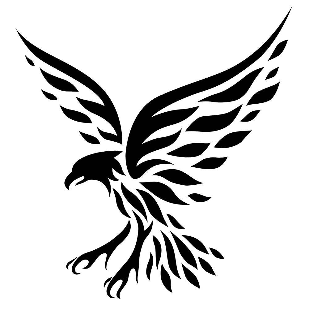 Eagle Stencil SVG PNG PDF Dwg Dxf Download Stencils Cutting