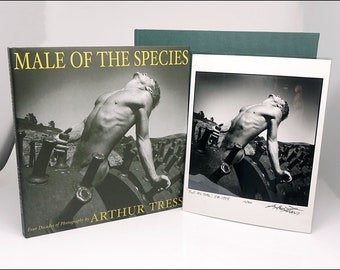 Rare Arthur Tress Male Of The Species Ltd First Ed Boxed Signed Book & Photograph
