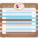 Digital Borders Scalloped Clipart Baby Shower Colors Clip art Baby Boy Babies Scrapbooking DIY images Personal & Commercial Use pf00020-5