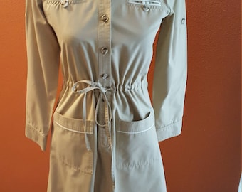 Vintage Military Inspired Khaki Whip-O-Will Dress
