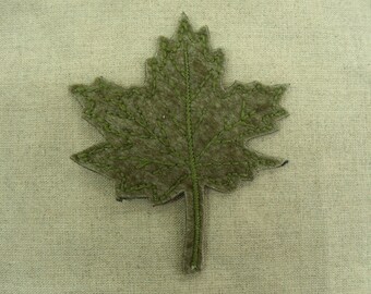 patch fusible-green clover pattern