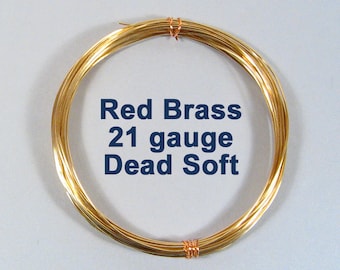 21ga 100ft DS Yellow Brass Wire