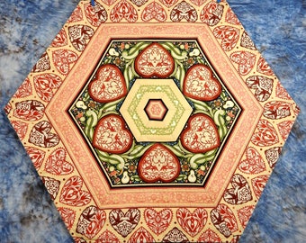 Valentine's Day Table Topper - Table Cloth - Table Runner - Pieced and Quilted