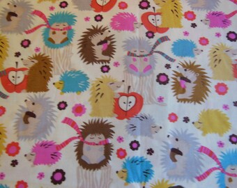Michael Miller Hedgehog Meadow fabric