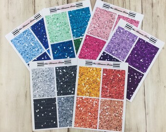 Glitter Headers Erin Condren Happy Planner Recollections Planner Plum Planner ChicBlossomPrints