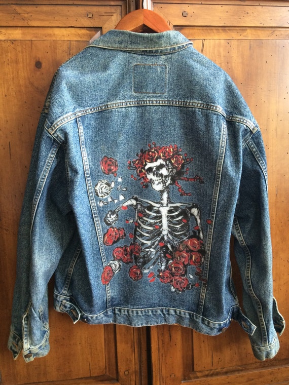 Hand painted Jacket Grateful Dead Album