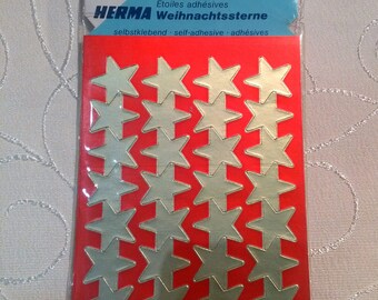 Vintage Germany Stars Stickers-HERMA