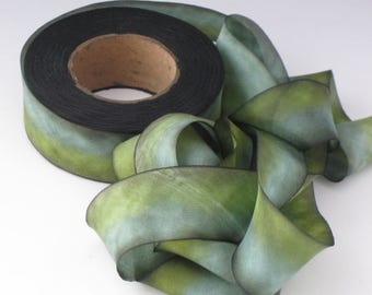 Silk Ribbon, bias-cut 1 inch wide