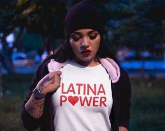 Latina Power T-Shirt, Slogan T-Shirt, Latina Shirts, Feminis T-Shirt, Tumblr Clothing, Chingona - T064