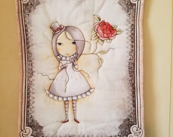 mirabelle girls wall hanging quilted handmade