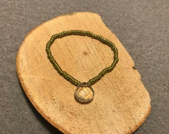 Pineapple quartz bracelet