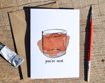 Whiskey card | Etsy