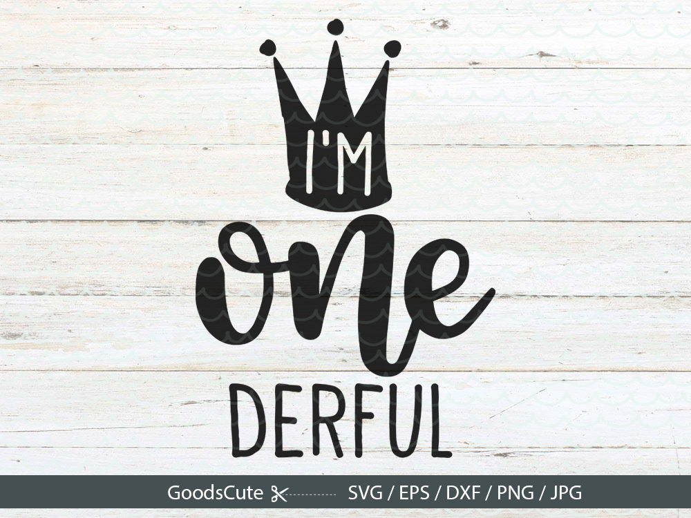 Download I'm One Derful SVG First Birthday SVG Boy Girl Kids