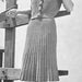Vintage 1930s Lumber Jacket and Skirt Knitting Pattern PDF 3924
