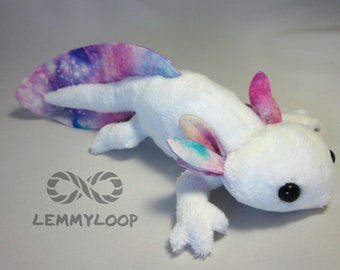 galaxy axolotl plush