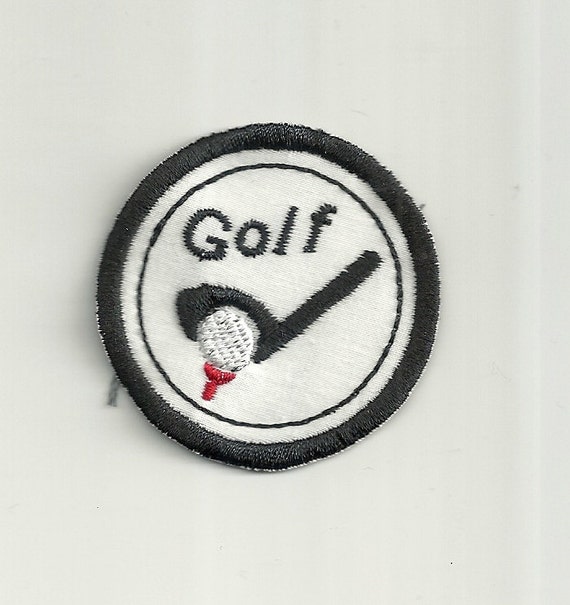2 Golf Merit Badge Patch Any Color combo Custom Made