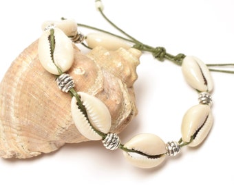Shell anklet | Etsy