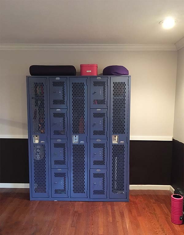 Gym Lockers / Vintage / Ventilated / French Blue