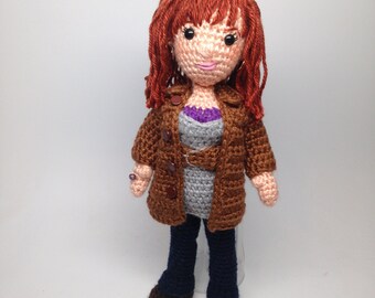 Donna Noble Doctor Who Companion Amigurumi Crochet doll Pattern