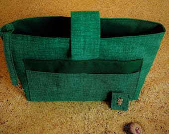 Heather Green bag Organizer