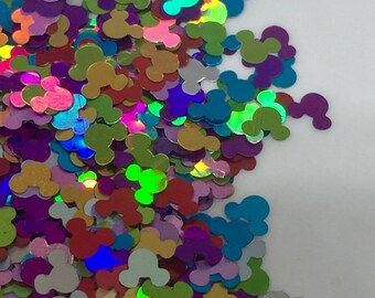 Mickey Heads - 5g solvent resistant nail glitter