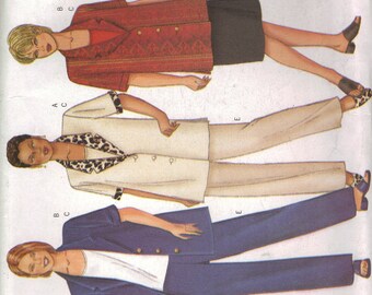 Butterick Sewing Pattern 6552 - Women's Top, Skirt and Pants (16w-20w)