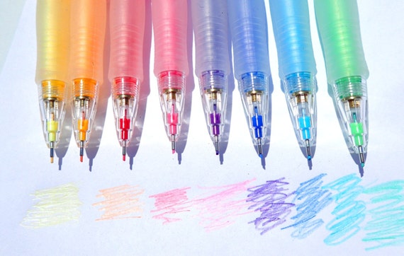 Download Color Mechanical Pencils 8 Colors Set PILOT Eno 0.7mm lead Yellowimages Mockups
