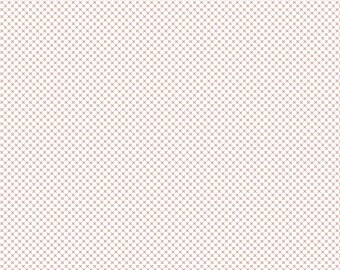 Riley Blake Kisses RoseGold on White SC220-Rosegold, by Doodlebug Design