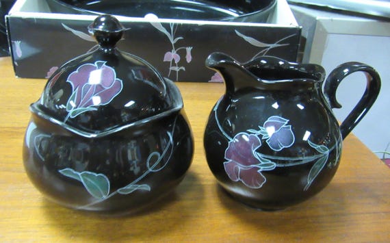 Mikasa Tango sugar bowl and creamer