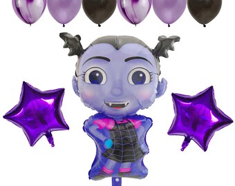 9 pc Vampirina balloons, Vampirina party supplies, Vampirina party balloons