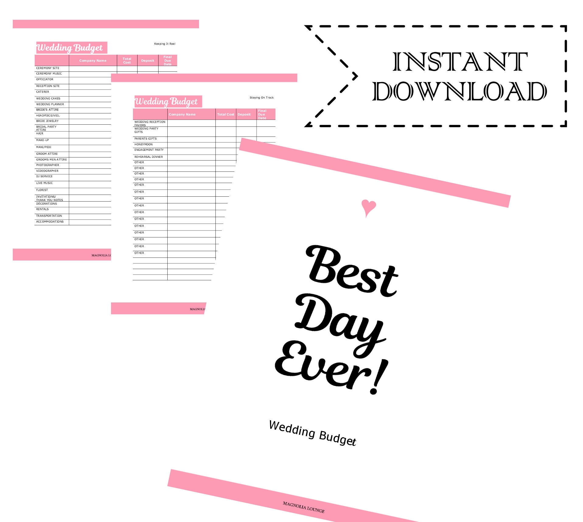 wedding budget book wedding budget printable wedding cost