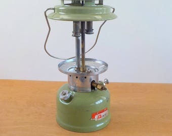 Vintage Camp Lantern • Pale Green Vintage AFC Lantern Camping • Vintage Gasoline Lantern